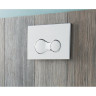 Комплект подвесной безободковый унитаз VITRA INTEGRA ROUND, система инсталляции VITRA V12, кнопка SIRIUS глянцевый хром, тонкое сиденье микролифт 9856B003-7205
